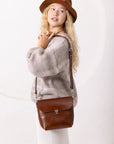 Ginger Leather Crossbody and Clutch Purse