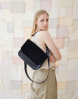 Astoria Suede Handbag in Black
