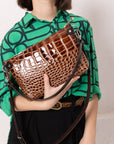TOMMY Leather Bag - Chocolate