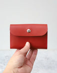 Faded Red Leather Wallet