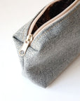 Grey Eco Friendly Makeup Bag