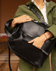 GORDON Handmade Leather Backpack – Secure & Spacious by TOKS VISOKS at www.brixbailey.com
