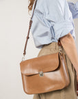 ASTORIA handbag - Camel Brown