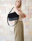 ASTORIA handbag - Black Suede