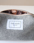 Grey Eco Friendly Makeup Bag