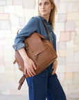 Handmade Leather Backpack Gordon – Stylish & Spacious by TOKS VISOKS at www.brixbailey.com