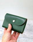 Friday Wallet in New Green Leather