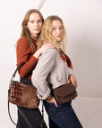 RUBY Purse - Brown Marble