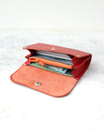 Faded Red Leather Wallet