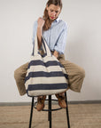 Oversized Reclaimed Canvas Beach Bag