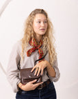 RUBY Purse - Brown Marble