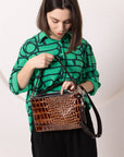 TOMMY Leather Bag - Chocolate