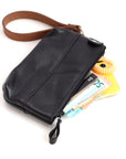 Unisex Black Pouch Wallet