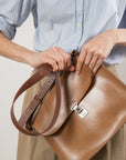 ASTORIA handbag - Camel Brown