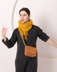 Ruby Leather Purse in Caramel