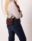 RUBY Purse - Brown Marble