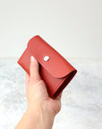 Faded Red Leather Wallet