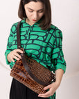 TOMMY Leather Bag - Chocolate