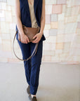 TOMMY Leather Bag with Two Handles - Cappuccino