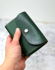 Friday Wallet in New Green Leather