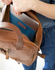 GORDON Handmade Leather Backpack – Stylish & Spacious by TOKS VISOKS at www.brixbailey.com