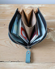 Compact WEDNESDAY Leather Wallet – Spacious & Handmade by TOKS VISOKS at www.brixbailey.com
