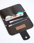 Saturday Wallet in Black Leather