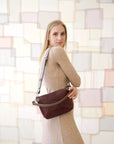 TOMMY leather bag with two handles - Crocodile pattern