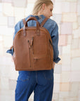 GORDON Handmade Leather Backpack – Stylish & Spacious by TOKS VISOKS at www.brixbailey.com