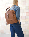 GORDON Handmade Leather Backpack – Stylish & Spacious by TOKS VISOKS at www.brixbailey.com