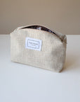 LORNA Makeup Bag - White Sand
