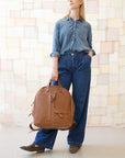GORDON Handmade Leather Backpack – Stylish & Spacious by TOKS VISOKS at www.brixbailey.com