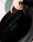 ADDISON Leather Tote - Black