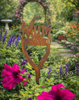 Metal Mum On A Spade Garden Decoration - Mum Remembrance Gift
