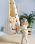 Kids' Cozy Cocoon Hammock – Fun & Safe Swing for Play and Relaxation by Sówka at brixbailey.com