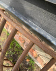 Antique Cast Iron Corner Hay Rack Stable Garden Wall Planter 81cm