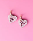 Trinity Knot Hoop Earrings