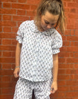 Tallis Blue Muslin Pyjamas