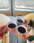 Beautiful Set of Colourful Enamel Mugs - Enamelhappy