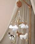 Handmade Cattle babymobile-4