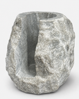 Solid Marble Wine Bottle Holder | Handcrafted Stone Wine Cooler