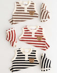 The Bear Beach Stripe Shorts & T-Shirt