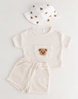 Waffle Bear 2 Piece T-Shirt & Shorts Set