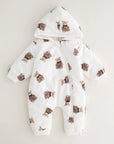 The Bear Puffer Suit with Hood