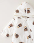 The Bear Puffer Suit with Hood