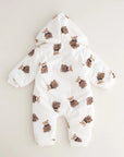 The Bear Puffer Suit with Hood
