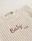 COZY Rainbow Speckle Chunky Sweater | Natural