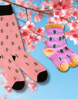 Bumblebee Matching Bamboo Socks (Adult & Child)