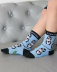 FRIENDLY PENGUINS ORGANIC COTTON KIDS SOCKS
