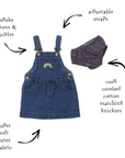 Stonewash RAINBOW Denim Dress